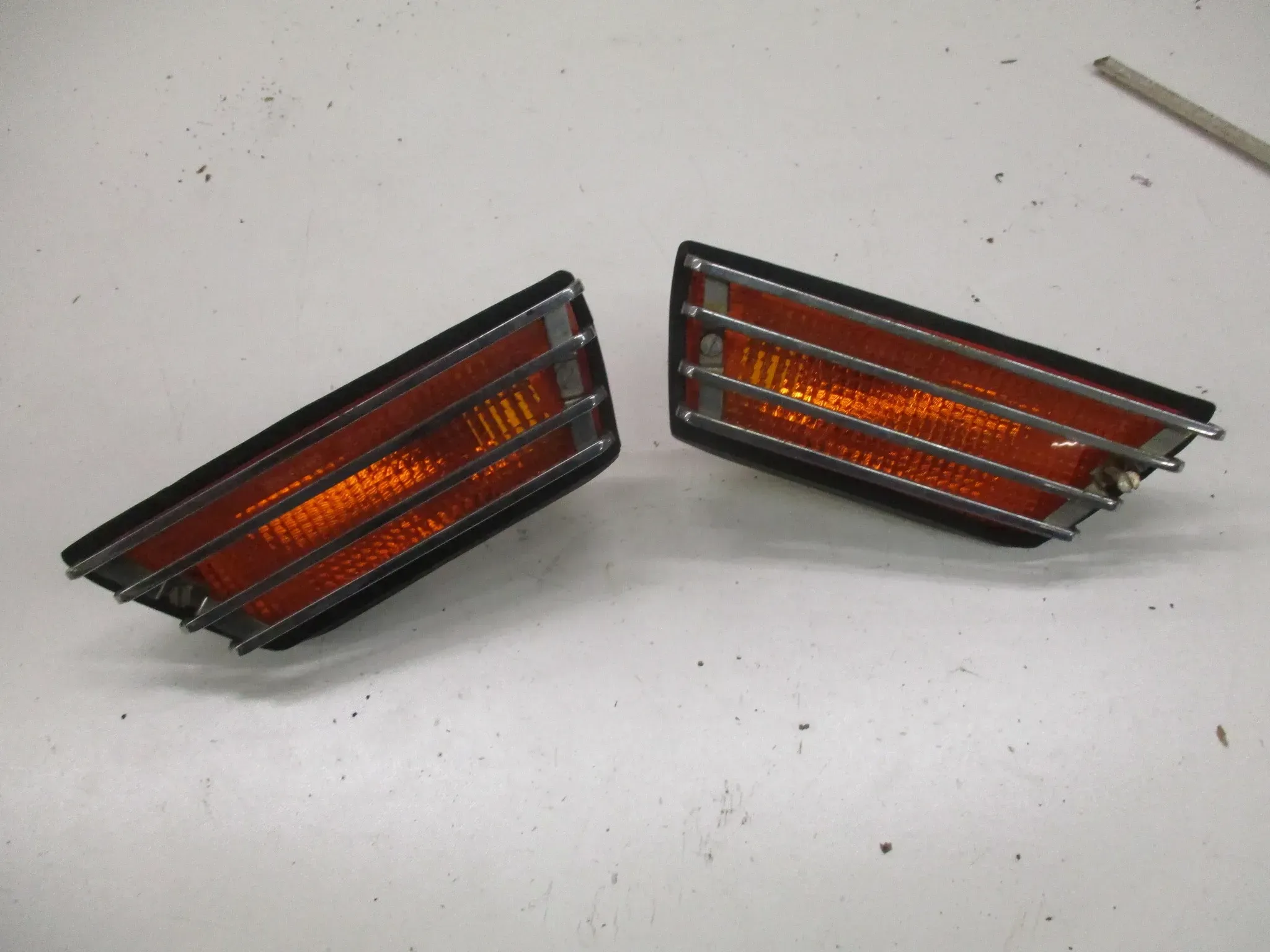 4. Honda Gl 1100 DX Goldwing Blinker vorne rechts links Chrom - Bild 1