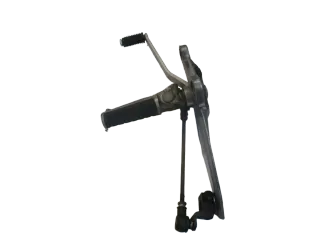 Fußraste vorne links 1. Kawasaki ZZR 600 ZX600D Halter Schalthebel - Bild 1