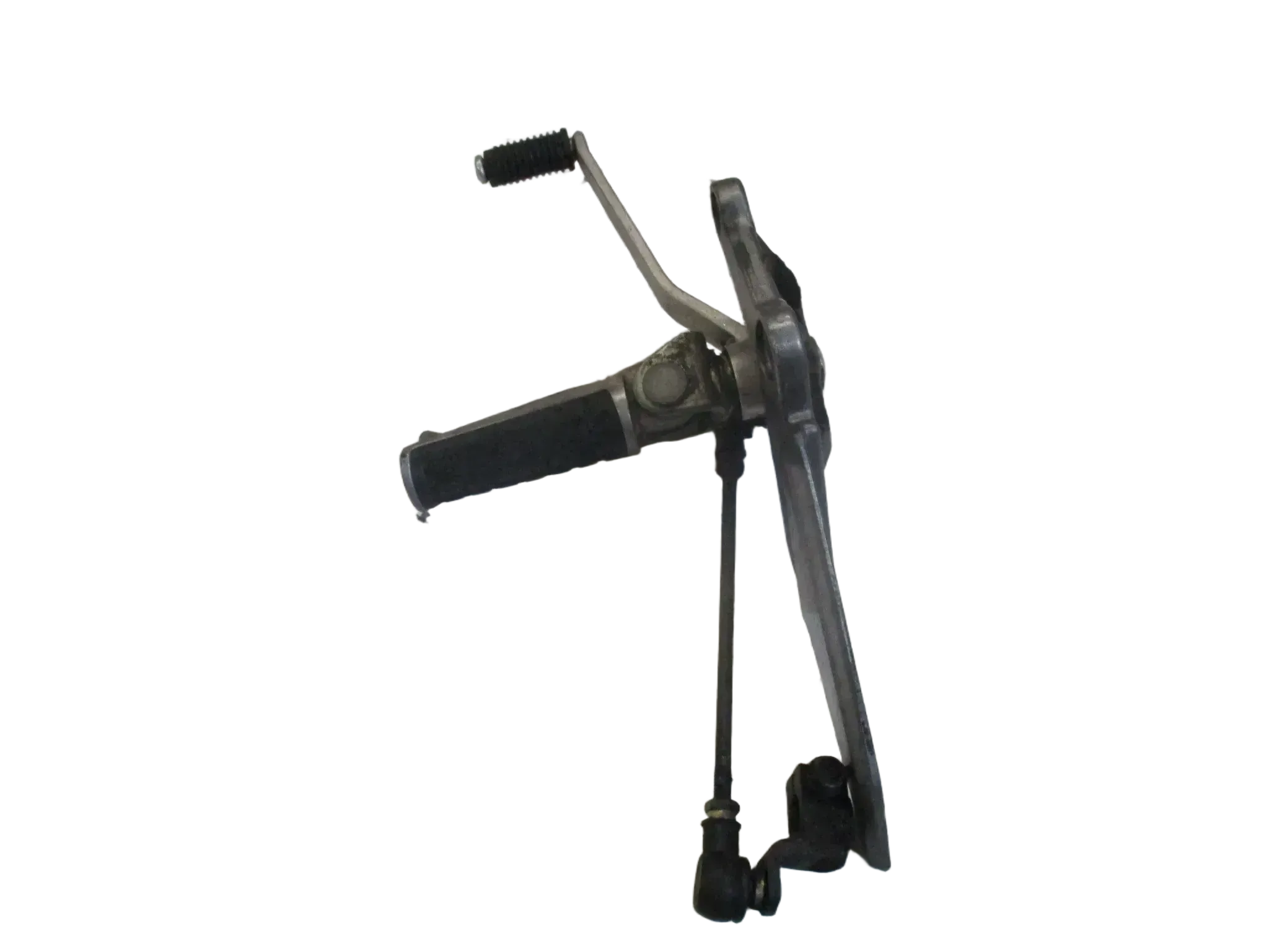 Fußraste vorne links 1. Kawasaki ZZR 600 ZX600D Halter Schalthebel - Bild 1