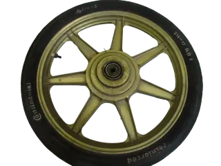 H9. Zündapp KS 50 WC Felge vorne Vorderrad 1,6 x17 Zoll Typ A wheel - Bild 2