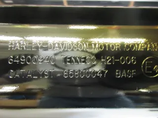 J375 Harley Davidson Softail Fat Boy FLFBS Auspuff Schalldämpfer 64900940 Endtopf muffler - Bild 7