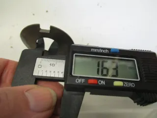 D2763 Blech Yamaha XT_YFM 350_XV 535 ET 90215-16222 Sicherungsblech Kupplung - Bild 3