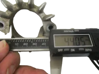O. Honda CX 500 C PC 01 Krümmerschelle Aupuff Rohrschelle Flansch - Bild 5