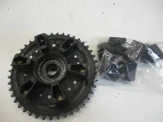 1. Yamaha YZF 750 R 4HN SP Kettenradträger mit Ruckdämpfer Anfahrgummi Gummi - Bild 3