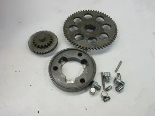 O2. Kawasaki GPZ 305 EX305A BD Anlasserfreilauf Motor Polrad Lichtmaschine - Bild 2