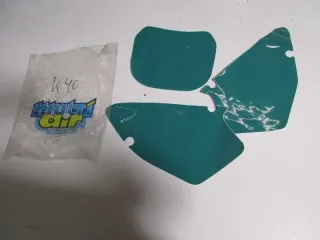 K40. YAMAHA YZ 125, 250 STARTNUMMER AUFKLEBER DEKORSET DEKOR TÜRKIS Bj. 00-01 - Bild 2