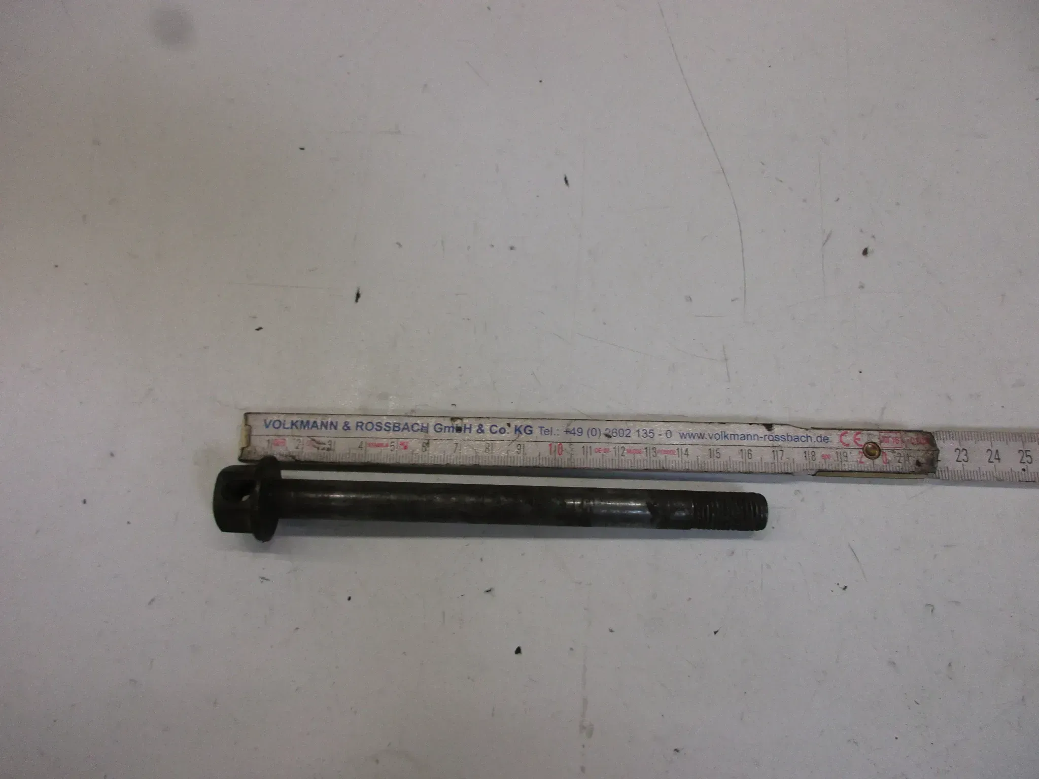 Simson S50 S51 S70 Steckachse Achse Schraube 12 mm vorne Bolzen Felge axle - Bild 1