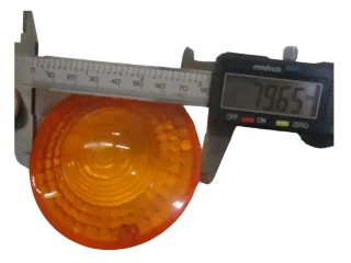 W1847 Yamaha DT 175 E Blinkerglas Beleuchtungsglas Blinker vorne hinten - Bild 2