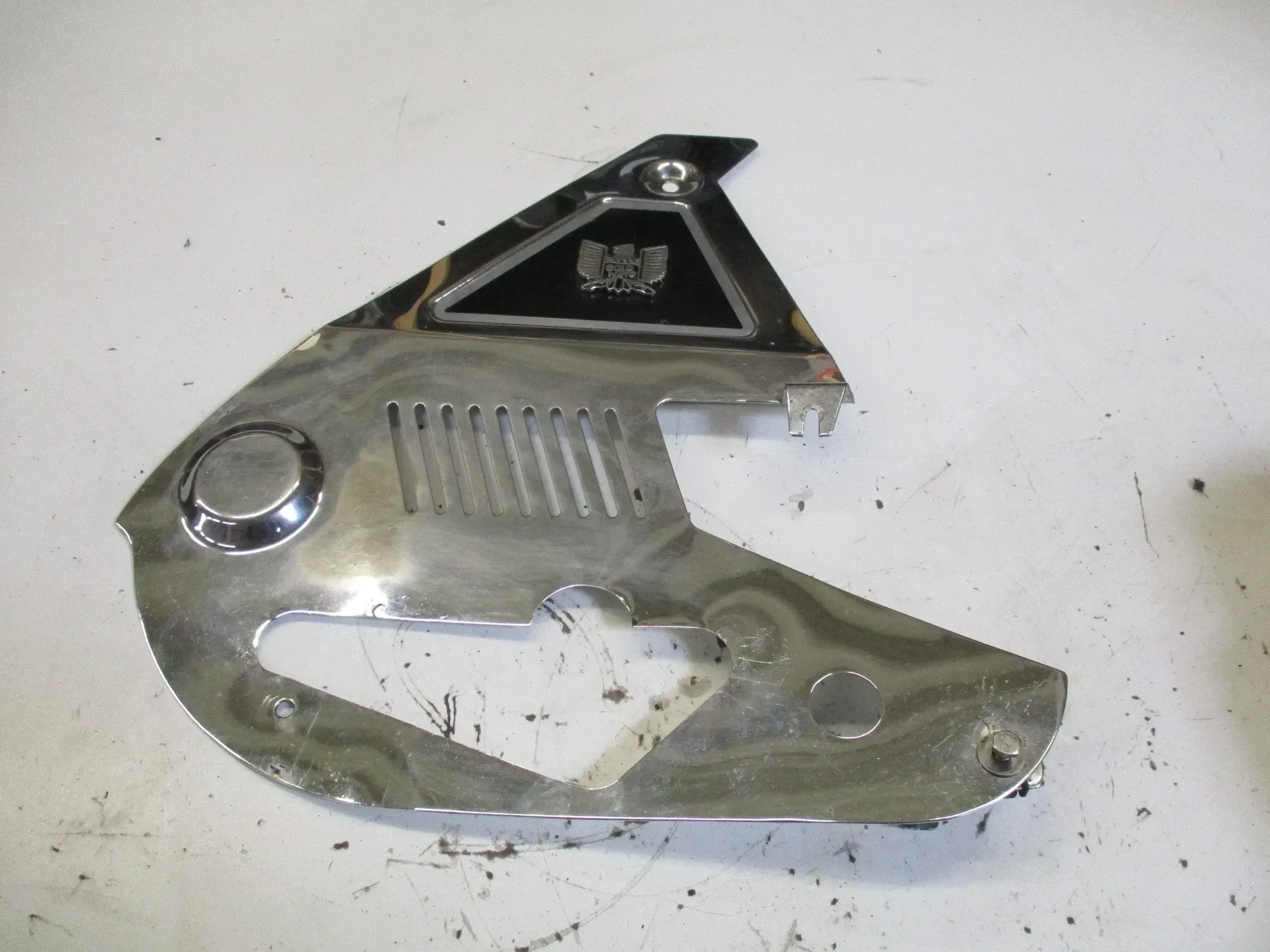 3. Honda GL 1100 SC02 Goldwing Verkleidung Seite rechts Seitendeckel Chromverkleidung - Bild 1