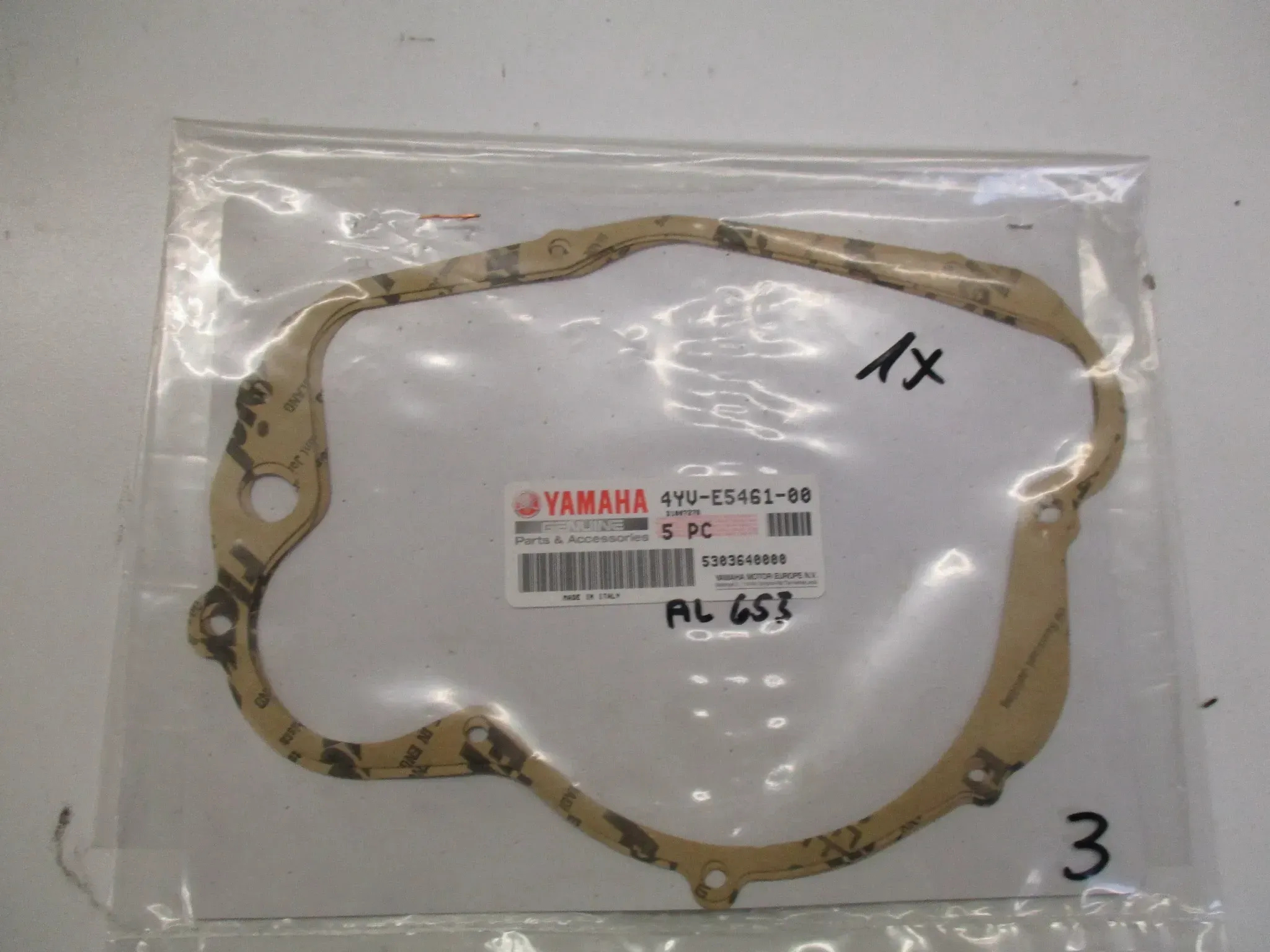 D3843 Yamaha TZR_DT 50 R Dichtung 4YV-E5461-00 Getriebedeckel Motordeckel Motor - Bild 1
