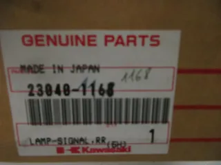A900 Kawasaki GPX 600 R Blinker hinten Original links 23040-1168 turn signal - Bild 5