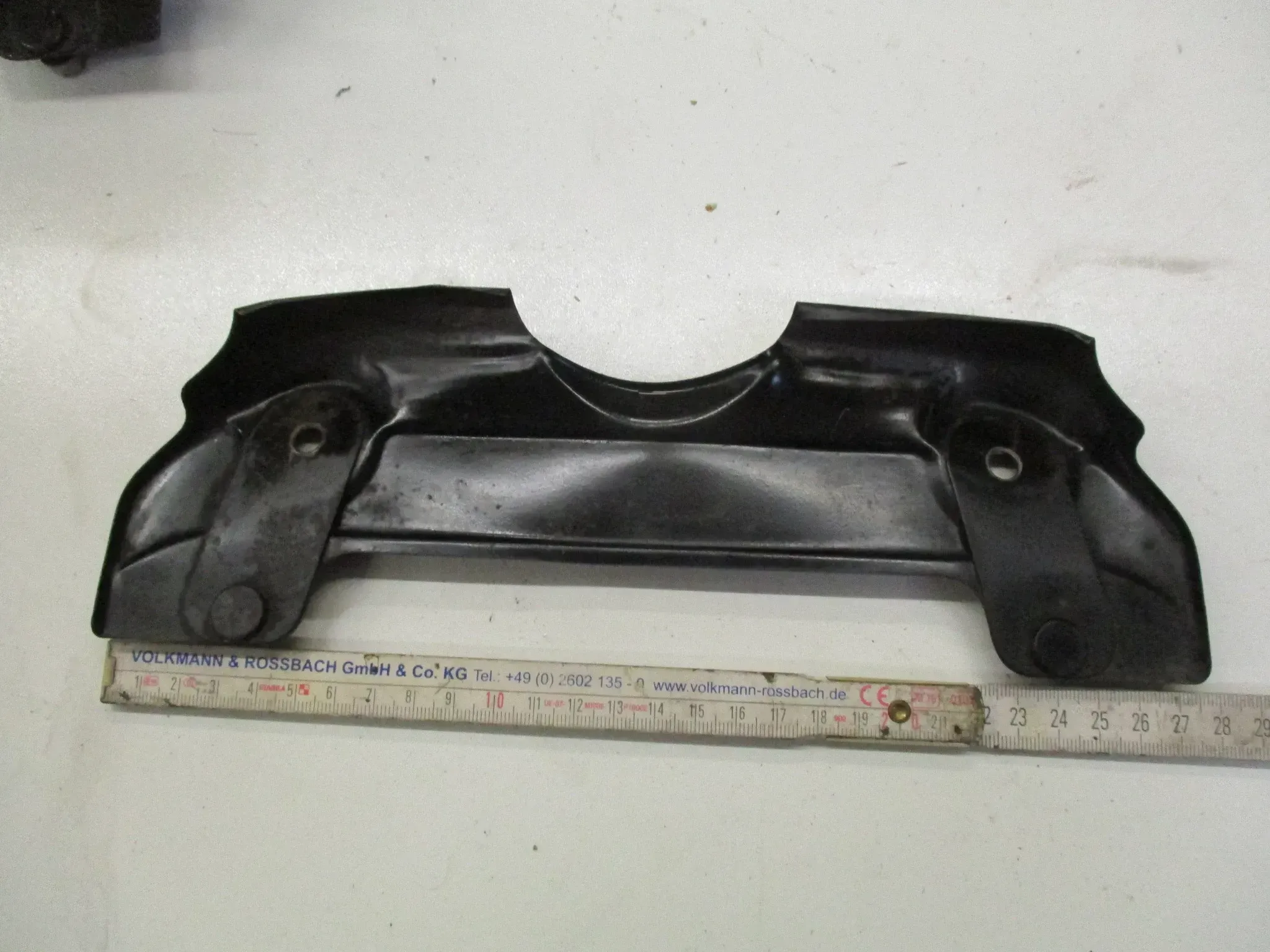 3. Honda GL 1100 SC02 Goldwing Halter Spritzschutz Blech Verkleidung 275x88 mm - Bild 1
