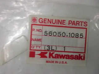 A1688 Kawasaki KXF 250 A Aufkleber Verkleidung Emblem 56050-1085 Dekor Original - Bild 5