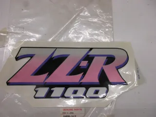 A1699 Kawasaki ZZ-R 1100 D ZX 1100 Aufkleber Verkleidung Emblem 56050-1612 Dekor Original - Bild 2