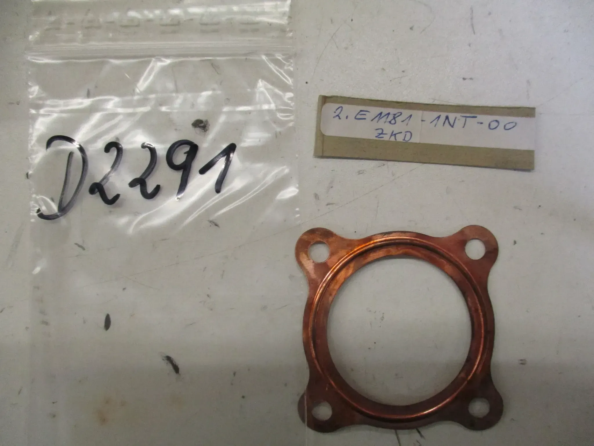 D2291 Yamaha CR 50 Z Dichtung 1NT-E1181-00 Zylinderkopfdichtung seal Motor - Bild 1