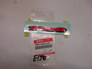 E1940. Suzuki GSX-R 1000 Aufkleber Schriftzug 68161-41G00-LV8 Dekor Verkleidung Emblem Logo - Bild 1