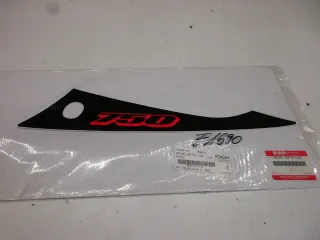 E1690. Suzuki GSX-R 750 Aufkleber Dekor 68145-35F70-LV8 Verkleidung links Emblem - Bild 2