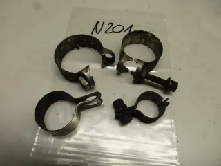 N201 BMW R 80_100 RT Auspuffschellen Krümmer Halter Kleinteile Flansche - Bild 3