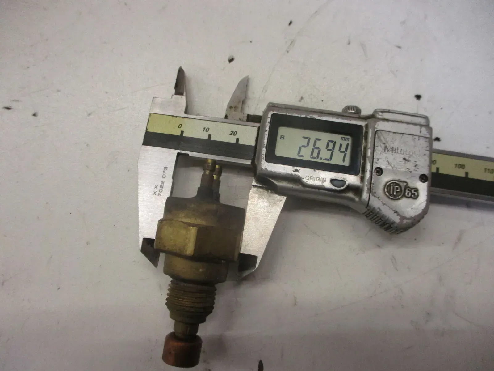 Kühlerschalter Thermoschalter 1. Kawasaki ZX-R 750 J ZX750J ZXR Sensor Kühler - Bild 1