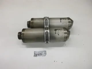 W695. Ducati 1098 S Auspuff Endtopf rechts links Auspuffendtopf 57311121A - Bild 1