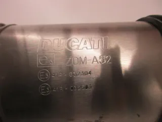 W666. Ducati 848_1198 Auspuff Endtopf e3 rechts Auspuffendtopf muffler 57311181A - Bild 5