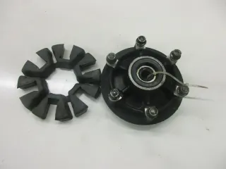 Kawasaki EL 250 B EL 252 Kettenradträger mit Ruckdämpfer Antrieb Antriebsgummi - Bild 3