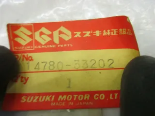 A244. Suzuki GSX 750 S Hitzeschild Hitzeschutz Auspuff Krümmer 14780-33202 - Bild 4