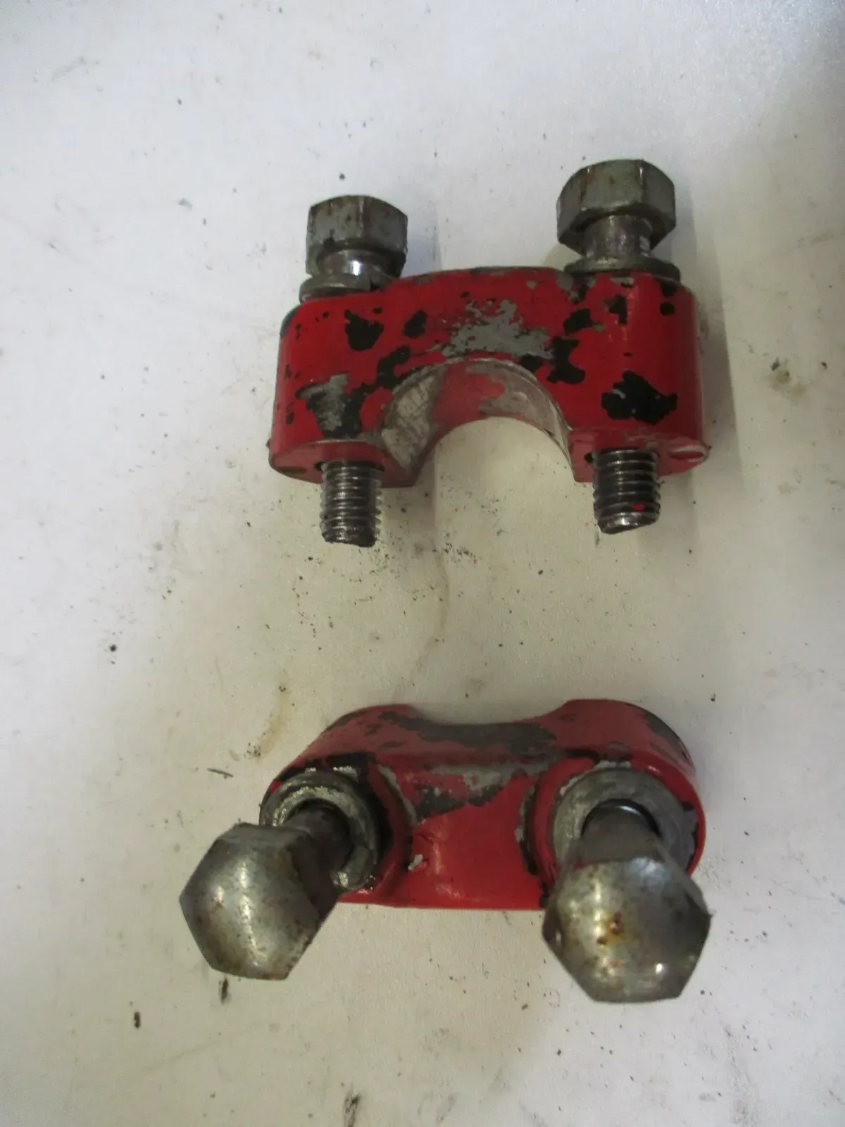 Lenkerhalter Lenkerklemme Kawasaki Z 1000 MK2 KZT00A Lenker oben Gabelbrücke - Bild 1