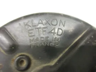 B964 Klaxon Hupe Horn rechts Signalhorn ETF4D Oldtimer 6V TPAR 271 - Bild 4
