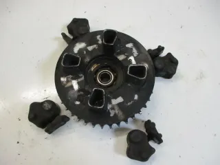 Honda CB 650 C_SC RC 08 Kettenradträger mit Ruckdämpfer Antriebsgummi Antrieb - Bild 3