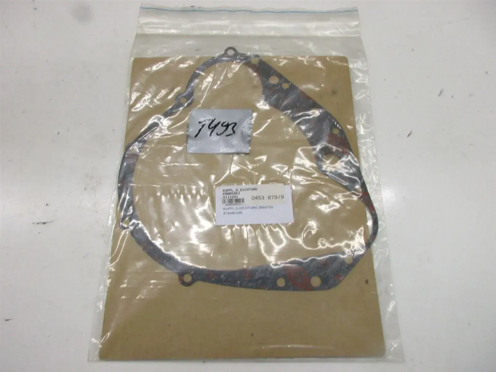 T493. Kawasaki Z 650 Z 750 Dichtung Motordeckel Kupplungsdeckel 14046-035 - Bild 1