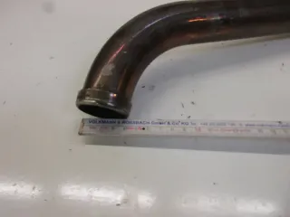 Auspuffkrümmer Krümmerrohr Auspuff 252. Harley Davidson Dyna Krümmer pipe - Bild 4