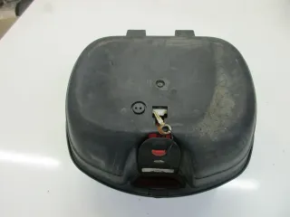 1. Kawasaki KLR 250 D KL Topcase mit Kofferhalter Koffer Gepäckkofer Givi - Bild 5