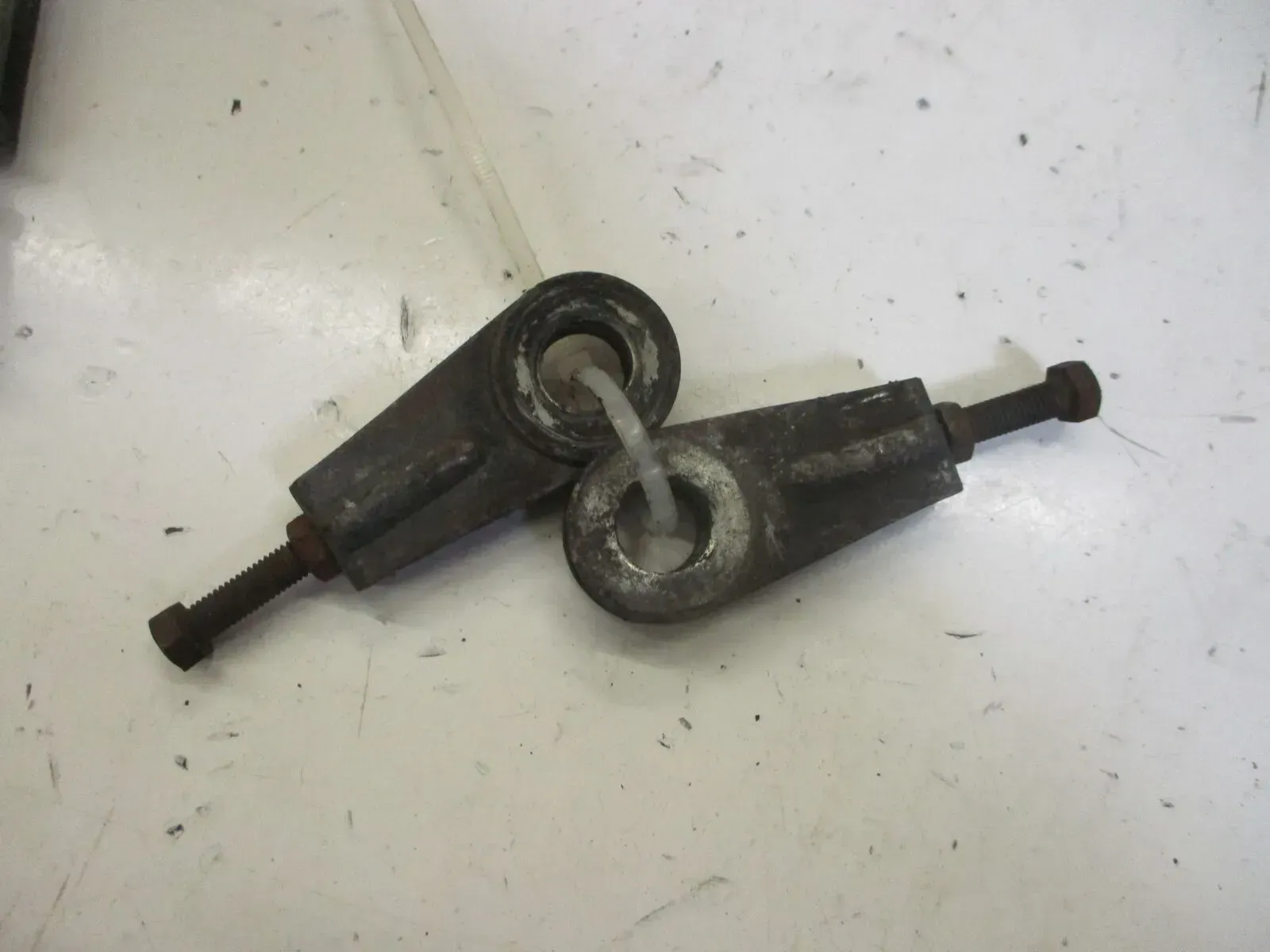 1. Kawasaki EN 500 EN500A Kettenspanner Antriebskettenspanner rechts links - Bild 1