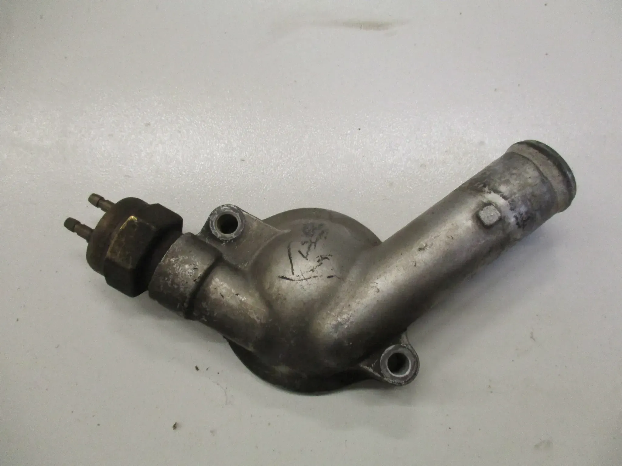 3. Honda GL 1100 SC02 Goldwing Kühlerschalter Sensor Fühler Thermostatgehäuse - Bild 1