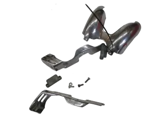 4. Honda GL 1100 SC02 Goldwing Chromverkleidung Vergaser Krümmer - Bild 1