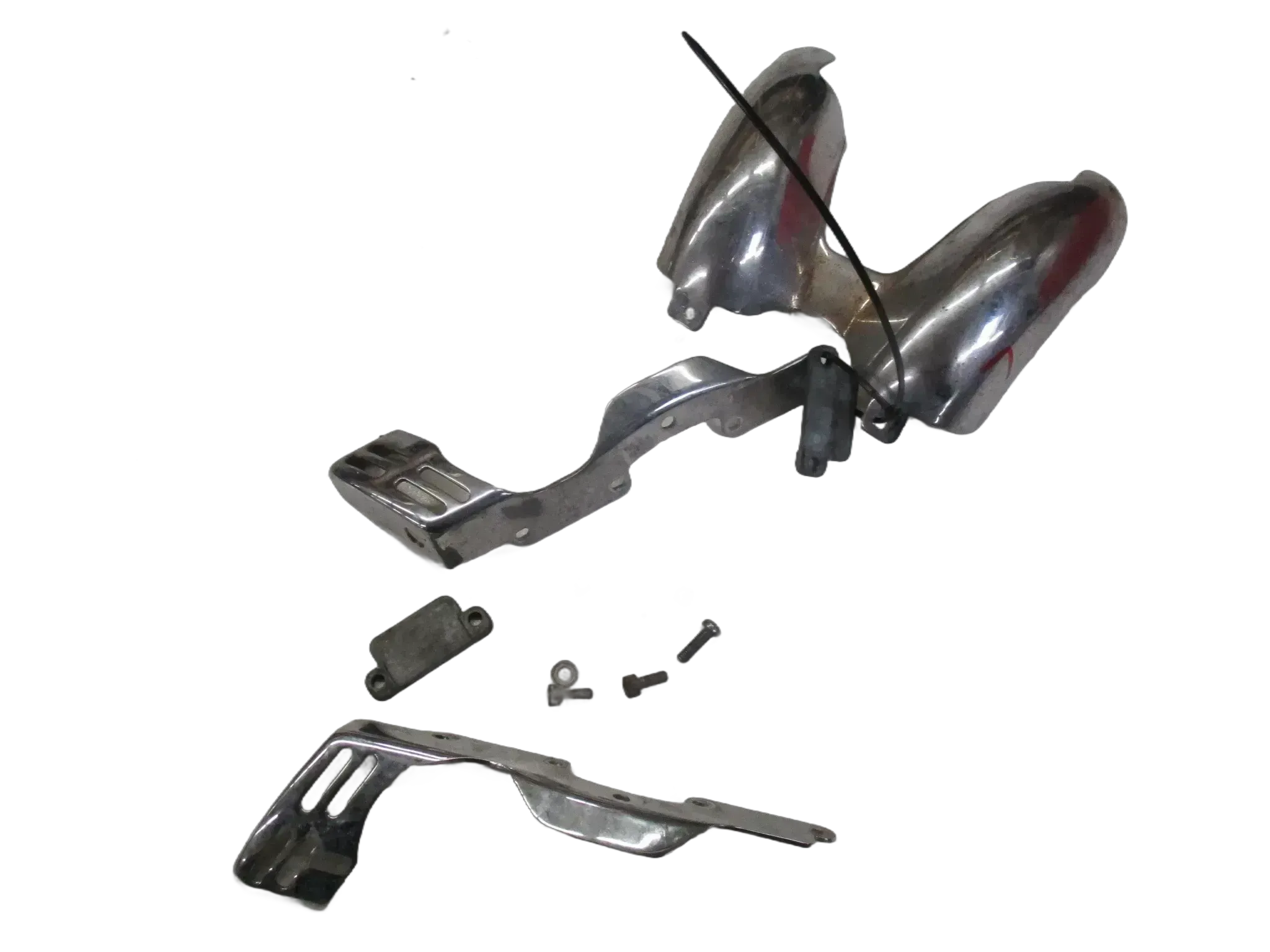 4. Honda GL 1100 SC02 Goldwing Chromverkleidung Vergaser Krümmer - Bild 1