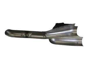 J346 Harley Davidson Sportster S RH 1250 Hitzeschild Auspuff Endtopf Blende - Bild 4