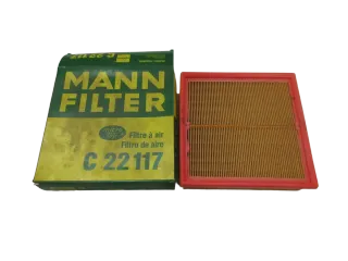 F18 Mann Porsche 924 Ersatzfilter C22117 Luftfilterkasten Motorluftfilter - Bild 1