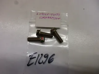 E1279 Suzuki Schrauben Motor M6 x 19 mm Kurbelgehäuse 09128-06071 bolt - Bild 1
