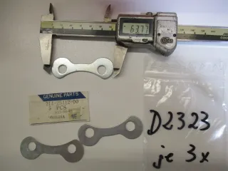 D2323 Yamaha DT AT CT RT YZ TY 50_125 Platte 214-25412-00 Sicherungsscheibe Kettenradträger - Bild 1