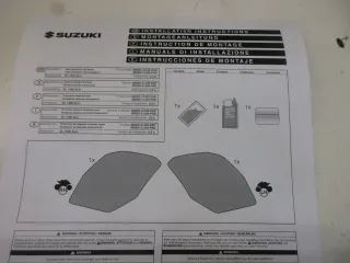 E1632. Suzuki DL 1000 A Aufklebersatz Emblem 990D0-31J03-PAD Tank Aufkleber - Bild 4