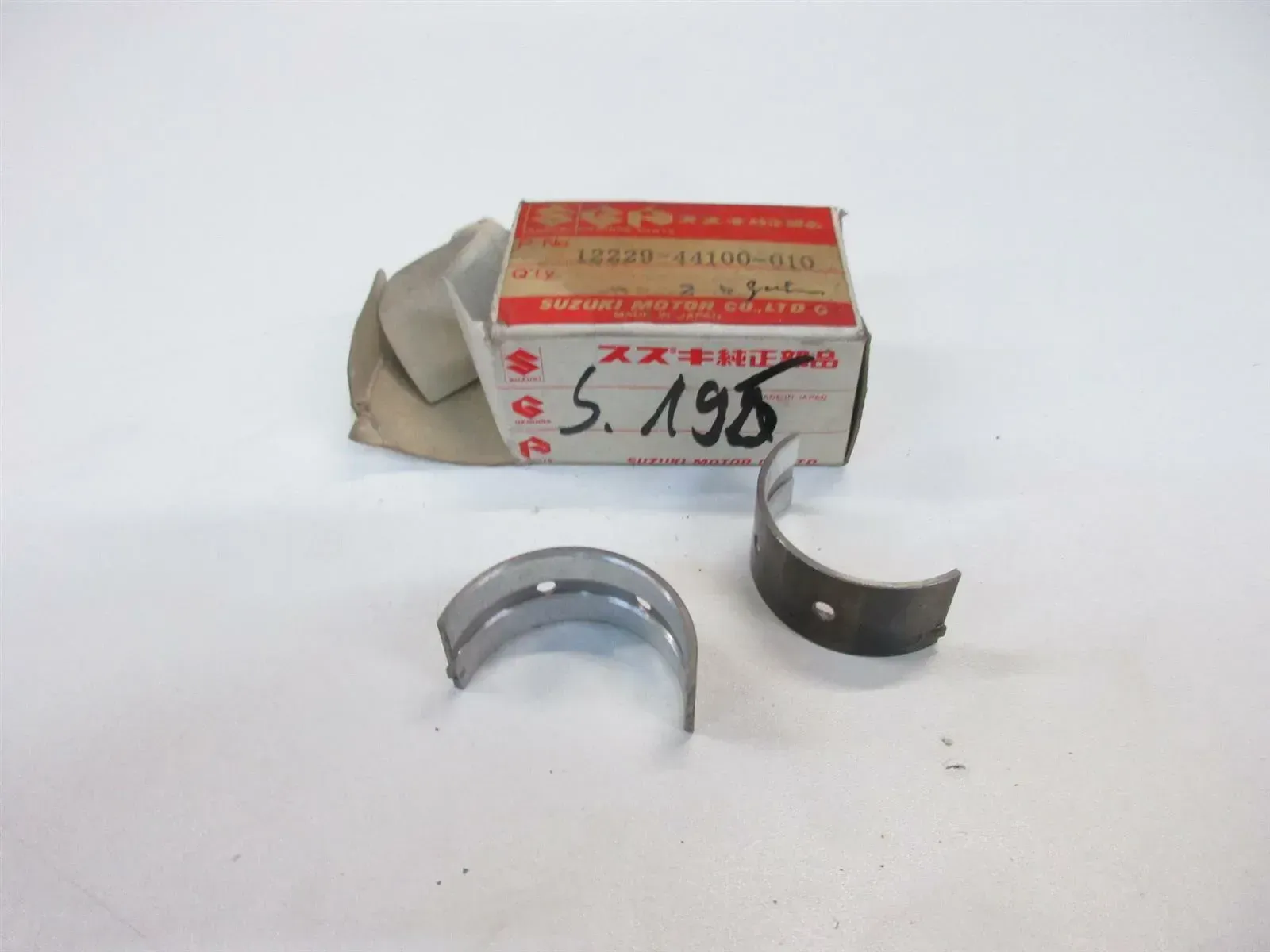 S195 Suzuki GS 450 L GSX 400 Lagerschale Kurbelwelle Motor Lager 12229-44100-010 - Bild 1