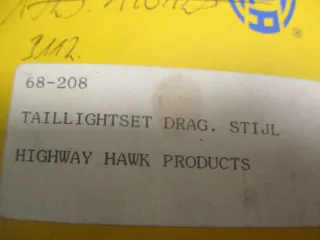 B824 Kawasaki_Honda_Suzuki_Yamaha Rücklicht Highway Hawk Drag Style - Bild 2