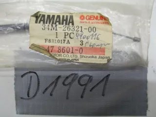 D1991 Yamaha SG 50 Sting ET 34M-26321-00 Ölpumpenzug Gaszug Bowdenzug throttle - Bild 2