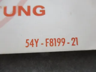 Yamaha DT 50 MX ET 54Y-F8199-21 Bedienungsanleitung Bordbuch Fahrer-Handbuch - Bild 4