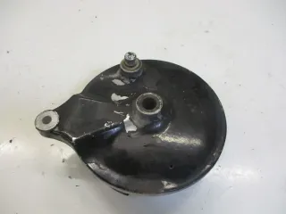 1. Kawasaki EN 500 EN500A Bremstrommel Bremsankerplatte hinten mit Bremsbelag - Bild 2