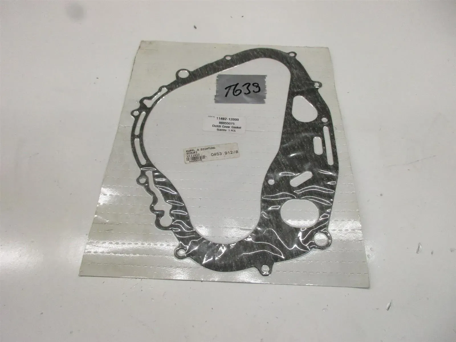 T639. Suzuki DR 650 R Dichtung Kupplungsdeckel Motordichtung Motor 11482-12D00 - Bild 1