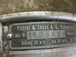 Motor SM98 Getriebe BM61 Fichtel & Sachs Zahnräder Gehäuse Block Lichtmaschine - Bild 8