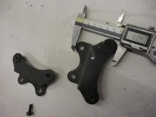 Kühlerhalter links rechts oben 1. Kawasaki ZX-R 750 J ZX750J ZXR Rahmen Kühler - Bild 3
